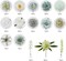 Teal Blue Silk Flower Combo for DIY Weddings, Baby Showers, and Home Decor